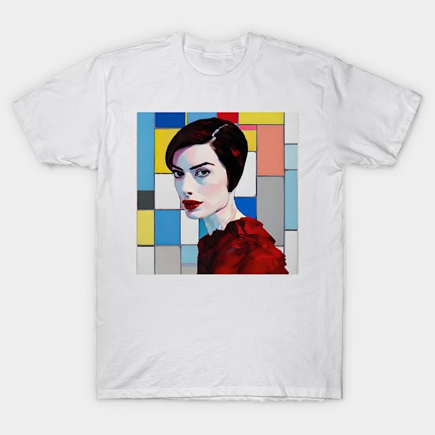 Digital  portrait of Anne T-Shirt by bogfl